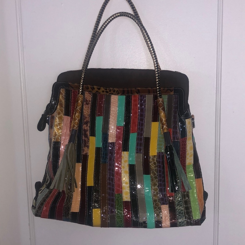 Womens multi-color purse
